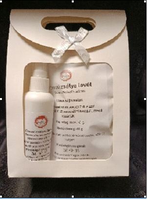 Orvosi zsálya levél és illatvíz ajándékcsomagban